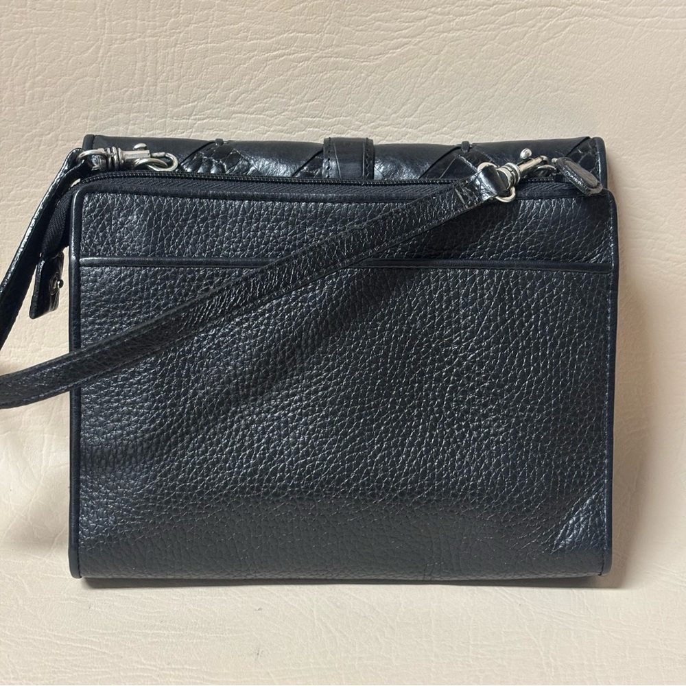 BRIGHTON Black Crossbody
Purse Foldout Wallet - Picture 5 of 9